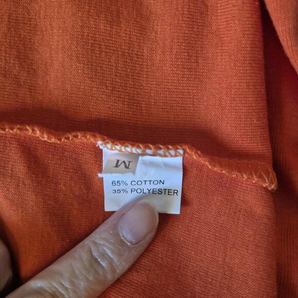 🍄 50% OFF - Orange Pumpkin Graphic Long Sleeve T-Shirt Crop Top - Picture 8 of 8